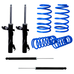 Kit Deportivo Resortes Ag Kit y Amortiguadores Originales Mazda 3 2004-2009 8 piezas