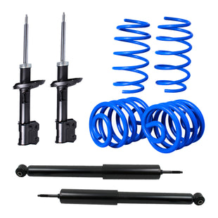 Kit Deportivo Resortes Ag Kit y Amortiguadores Originales Chevrolet Corsa 2000-2008 8 piezas