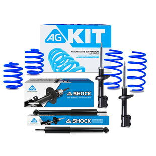Kit Deportivo Resortes Ag Kit y Amortiguadores Originales Chevrolet Corsa 2000-2008 8 piezas