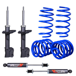 Kit Deportivo Resortes Ag Kit y Amortiguadores Ag Shox Chevrolet Corsa Todos Kit 8 Piezas