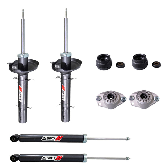 Amortiguadores Deportivos y Bases AG Shox AG Strut Volkswagen Golf A4 1999-2005 Delanteros y Traseros