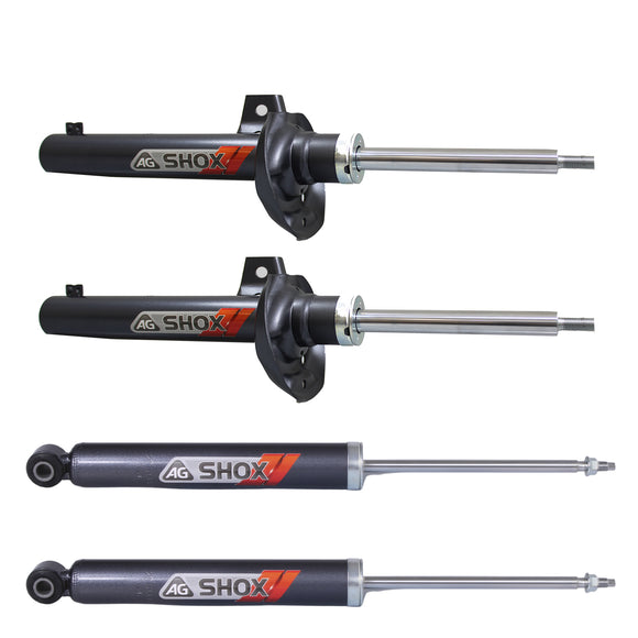 Amortiguadores Deportivos AG Shox Volkswagen Passat (Carter 55 mm) (Trasero con Eje Suspensión Independiente Buje 14 mm) 2010-2016 Kit 4 Piezas
