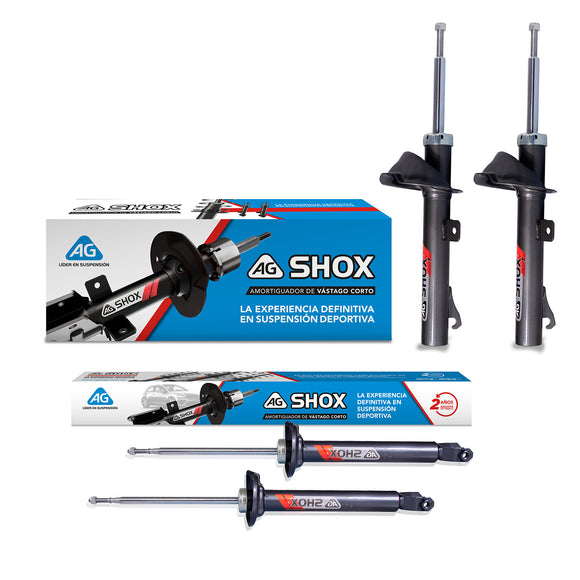 Amortiguadores Deportivos AG Shox Ford Ka 1997-2008 Kit 4 Piezas
