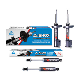 Amortiguadores Deportivos AG Shox Chevrolet Chevy 1997-2010 Kit 4 Piezas