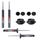 Kit Deportivo Amortiguadores Ag Shox y Bases Volkswagen Pointer 1998-2009 Delanteros y Traseros-1