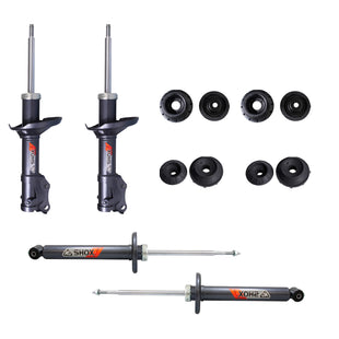 Kit Deportivo Amortiguadores Ag Shox y Bases Volkswagen Golf A3 1992-1999 Delanteros y Traseros