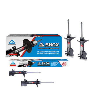 Amortiguadores Deportivos AG Shox Nissan Tsuru 1992-2017 Kit 4 Piezas