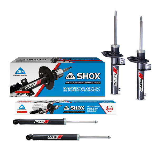 Amortiguadores Deportivos AG Shox Seat León ll (50mm) 05-12 Kit 4 Piezas
