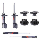 Kit Deportivo Amortiguadores Ag Shox y Bases Chevrolet Spark 2016-2017 Delanteros y Traseros-1