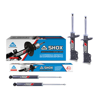 Amortiguadores Deportivos AG Shox Chevrolet Spark Classic 2016-2017 Delanteros y Traseros