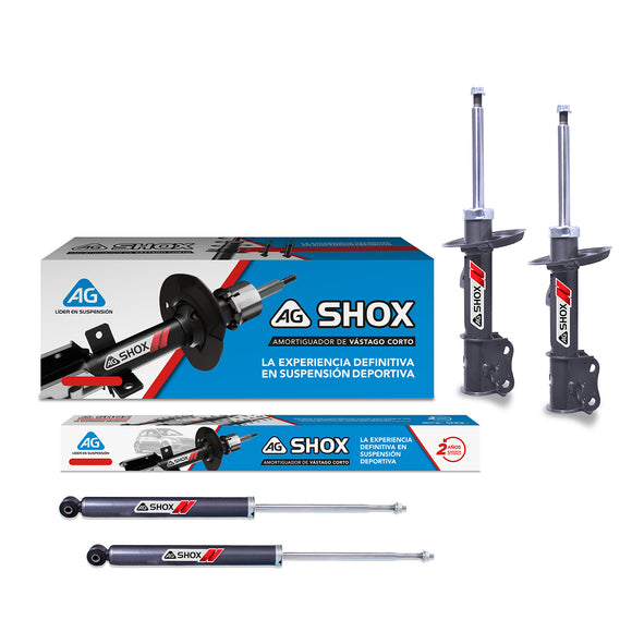 Amortiguadores Deportivos AG Shox Chevrolet Beat 2018-2020 Kit 4 Piezas