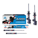 Amortiguadores Deportivos AG Shox Nissan March (No usa tornillo estabilizador) 2011-2023 Kit 4 Piezas-1