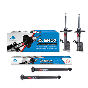 Amortiguadores Deportivos AG Shox Nissan Sentra 2007-2012 Kit 4 Piezas
