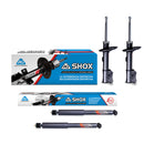 Amortiguadores Deportivos AG Shox Pontiac Wave 2005-2008 4 Piezas-1