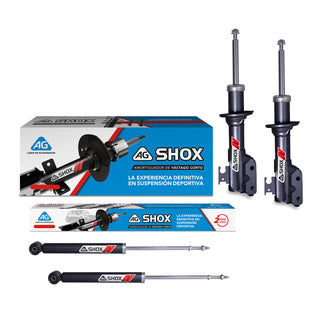 Amortiguadores Deportivos AG Shox Mitsubishi Mirage 2015-2020 4 Piezas