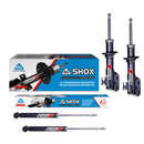 Amortiguadores Deportivos AG Shox Mitsubishi Mirage 2015-2020 4 Piezas-1