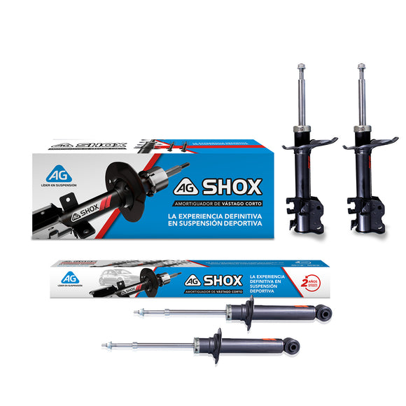 Amortiguadores Deportivos AG Shox Nissan Almera 2001-2006 4 Piezas