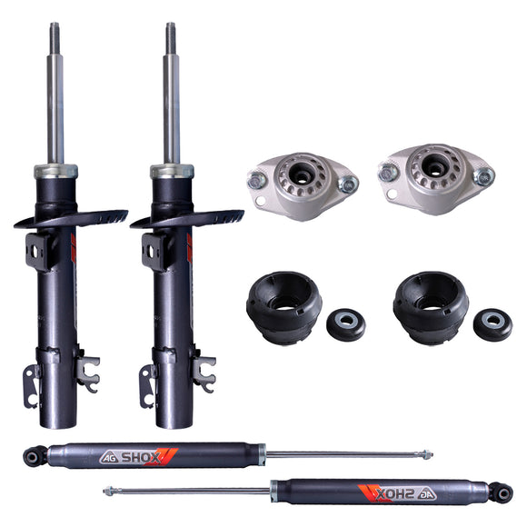 Amortiguadores Deportivos y Bases AG Volkswagen Vento 2014-2022 Delanteros y Traseros