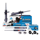 Kit Deportivo Amortiguadores Ag Shox y Bases Seat Ibiza 6J (Delantero con anclaje) 2009-2017 Delanteros y Traseros-1