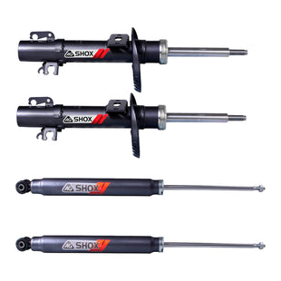 Amortiguadores Deportivos AG Shox Volkswagen Vento (Delantero con anclaje) 14-22 Kit 4 Piezas