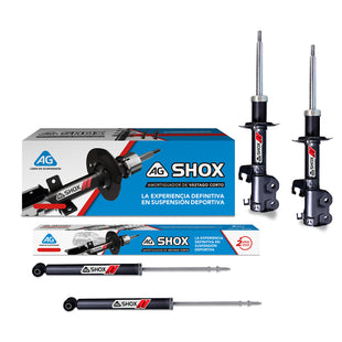 Amortiguadores Deportivos AG Shox Nissan Versa 2012-2019 Delanteros y Traseros