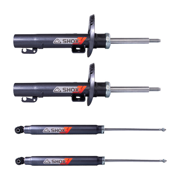 Amortiguadores Deportivos AG Shox Volkswagen Gol Sedán (Sin anclaje) 2007-2020 Delanteros y Traseros