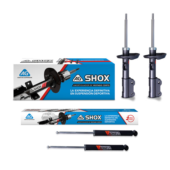 Amortiguadores Deportivos AG Shox Chevrolet Onix 2019-2020 Delanteros y Traseros