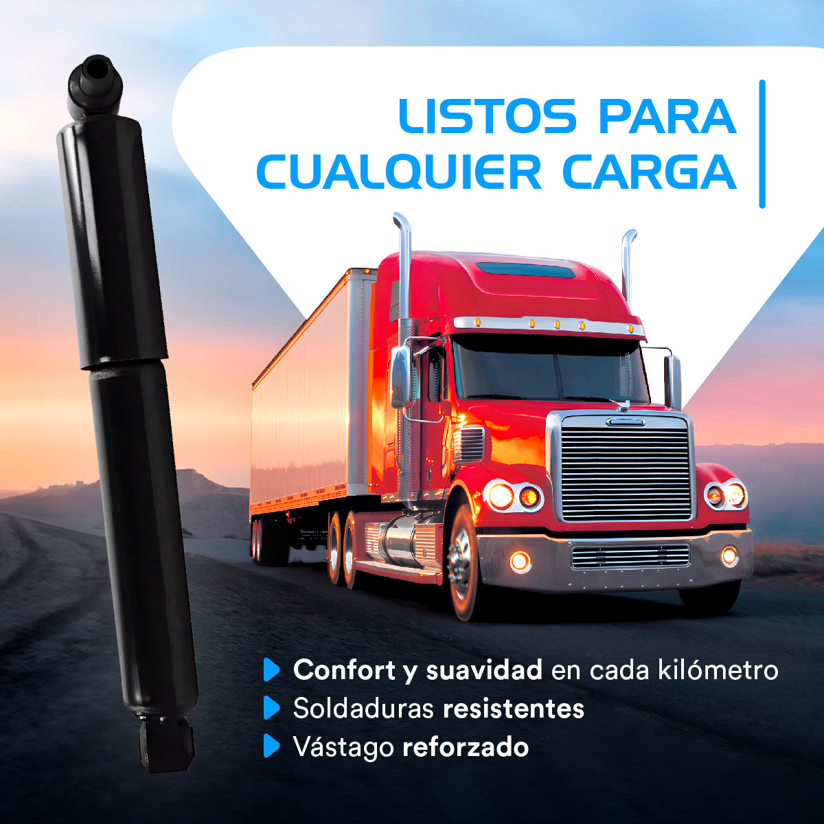 1 Amortiguador AG Para Ford AT9522 1997 al 1998 Trasero Izquierdo