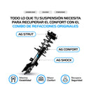 Kit Original Resortes, Amortiguadores y Bases Dodge Stratus (Excepto RT) 2001-2006 Delantero-6