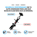 Amortiguadores Deportivos y Bases AG Shox AG Strut Seat Ibiza 6F (Buje 10 mm Trasero) 2018-2023 Delanteros y Traseros