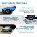 Resortes Deportivos, Amortiguadores Deportivos y Bases AG Volkswagen Jetta A7 (Carter 50 mm) (Trasero Eje Suspensión Independiente Buje 10 mm) 2019-2025 Delanteros y Traseros