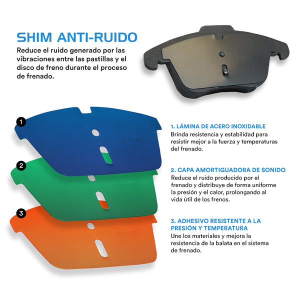 Balatas AgBpad Mitsubishi Outlander 2007-2013 Delan/Traseras