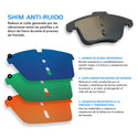 Balatas Ag Bpad Toyota Matrix 2.4 L 4 Cil, FWD 2009-2013 Traseras