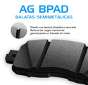 Balatas Ag Bpad Honda Fit (USA y Canadá) 2010-2014 Delanteras y Traseras