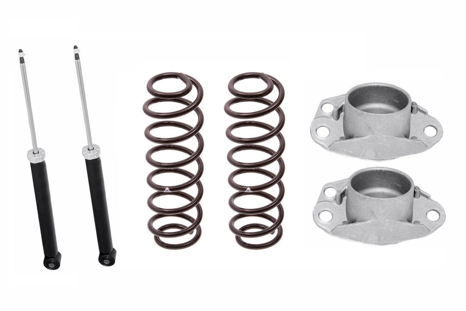 Amortiguadores Originales, Resortes y Bases AG Seat Ibiza 6F (Buje 12 mm) 2018-2020 Traseros