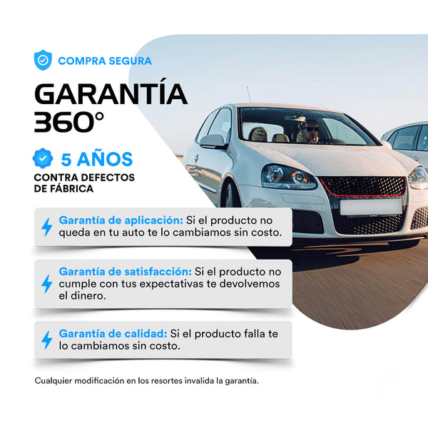 Resortes Deportivos Ag Kit Volkswagen Polo/Derby Clasic Par Delantero