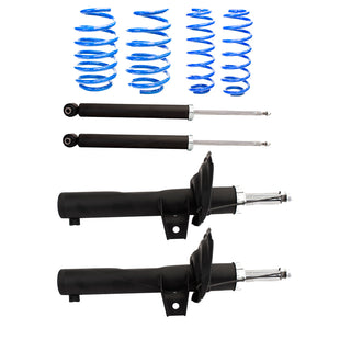 Resortes Deportivos y Amortiguadores AG Volkswagen Virtus 2019-2023 Delanteros y Traseros