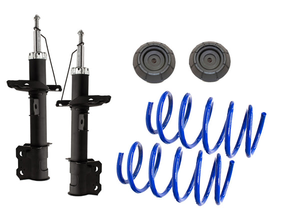 Resortes Deportivos, Amortiguadores Deportivos y Bases AG Volkswagen Virtus 2020-2023 Delanteros