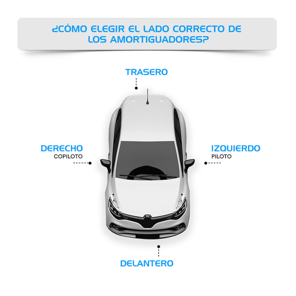 Amortiguadores Originales Ag Shock Seat Altea (Carter 55 mm) (Eje rígido Buje 14 mm) 2006-2015 Trasero Izquierdo