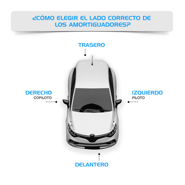 Amortiguador Original Ag Shock Mercedes CLA45 AMG 4 Cil 2.0L (Turbo Twin-Scroll) 2014-2019 Delantero Derecho