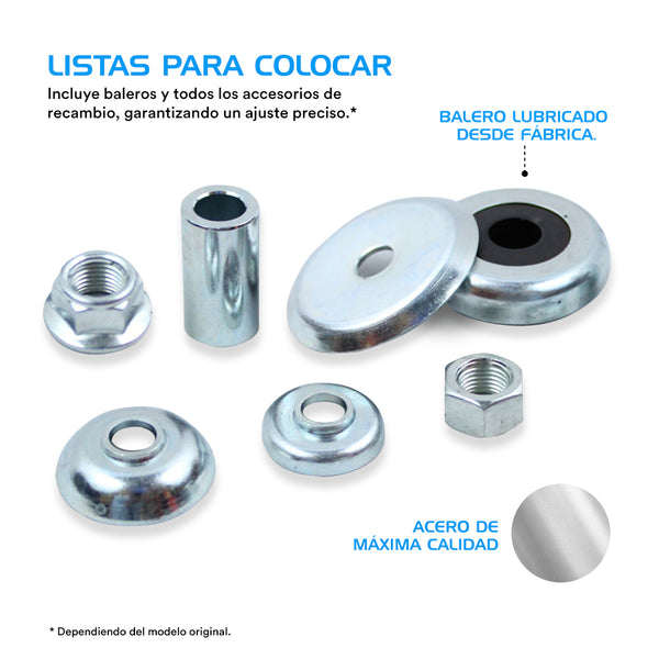 Kit Original Amortiguadores y Bases Seat Toledo 06-12 Delantero Kit 4 Piezas