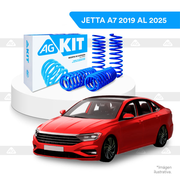 Resortes Deportivos AG Kit Volkswagen Jetta A7 2019-2025 Kit 4 Piezas