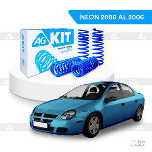 Resortes Deportivos AG Kit Dodge Neón 2000-2006 Kit 4 Piezas