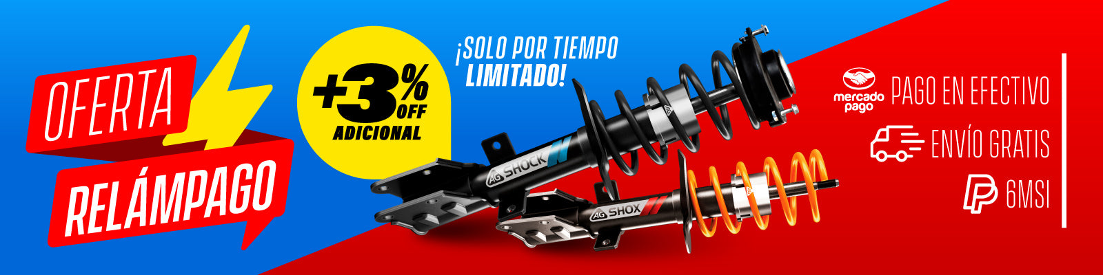 Oferta relampago banner desk