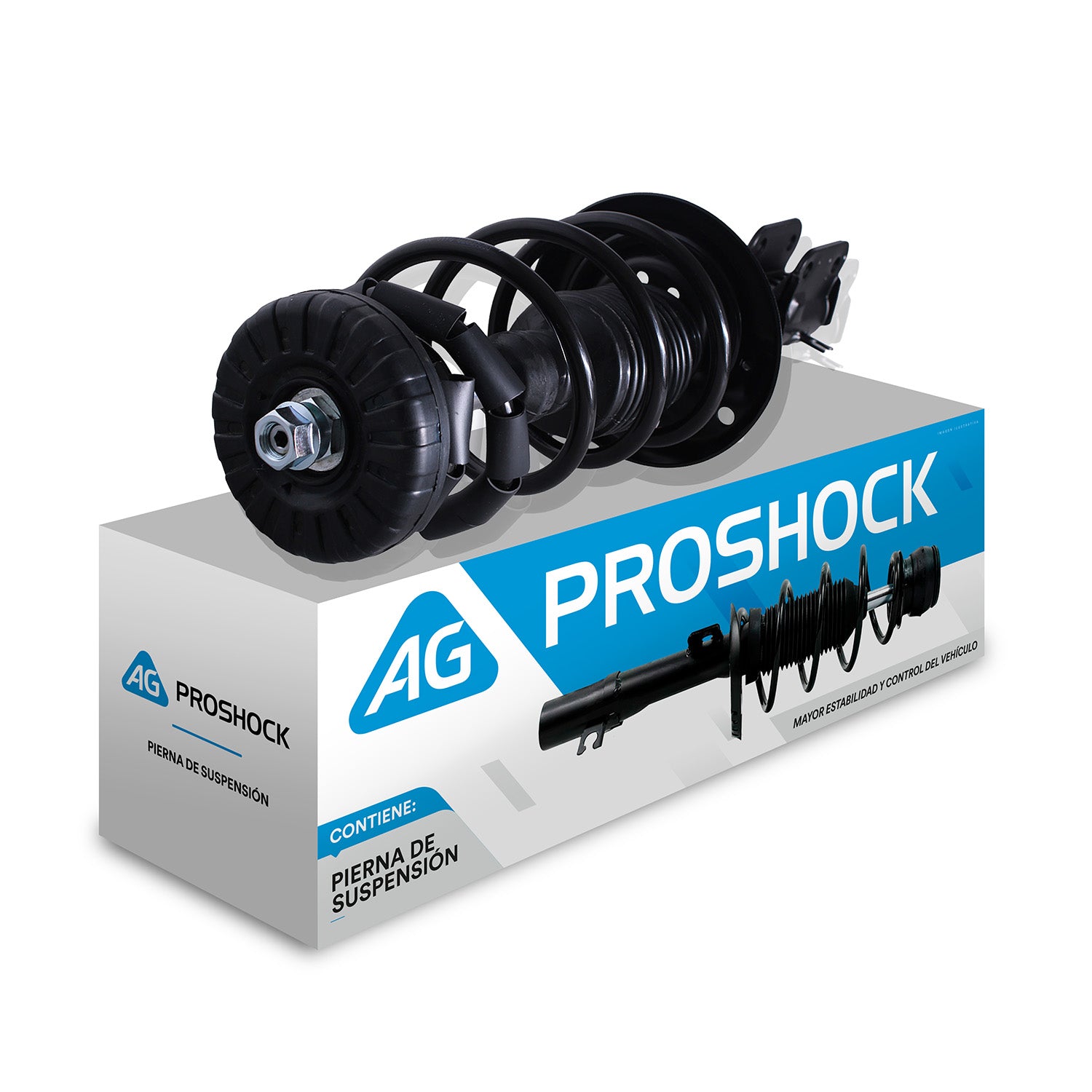 Pierna de suspensión AG Proshock Chevrolet Spark (M400) 2016-2021 Delantera Derecha