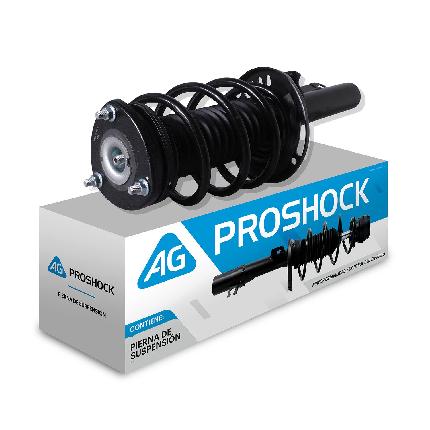Pierna de suspensión AG Proshock Mazda 3 (Cuarta generación) 2019-2023 Delantera Derecha
