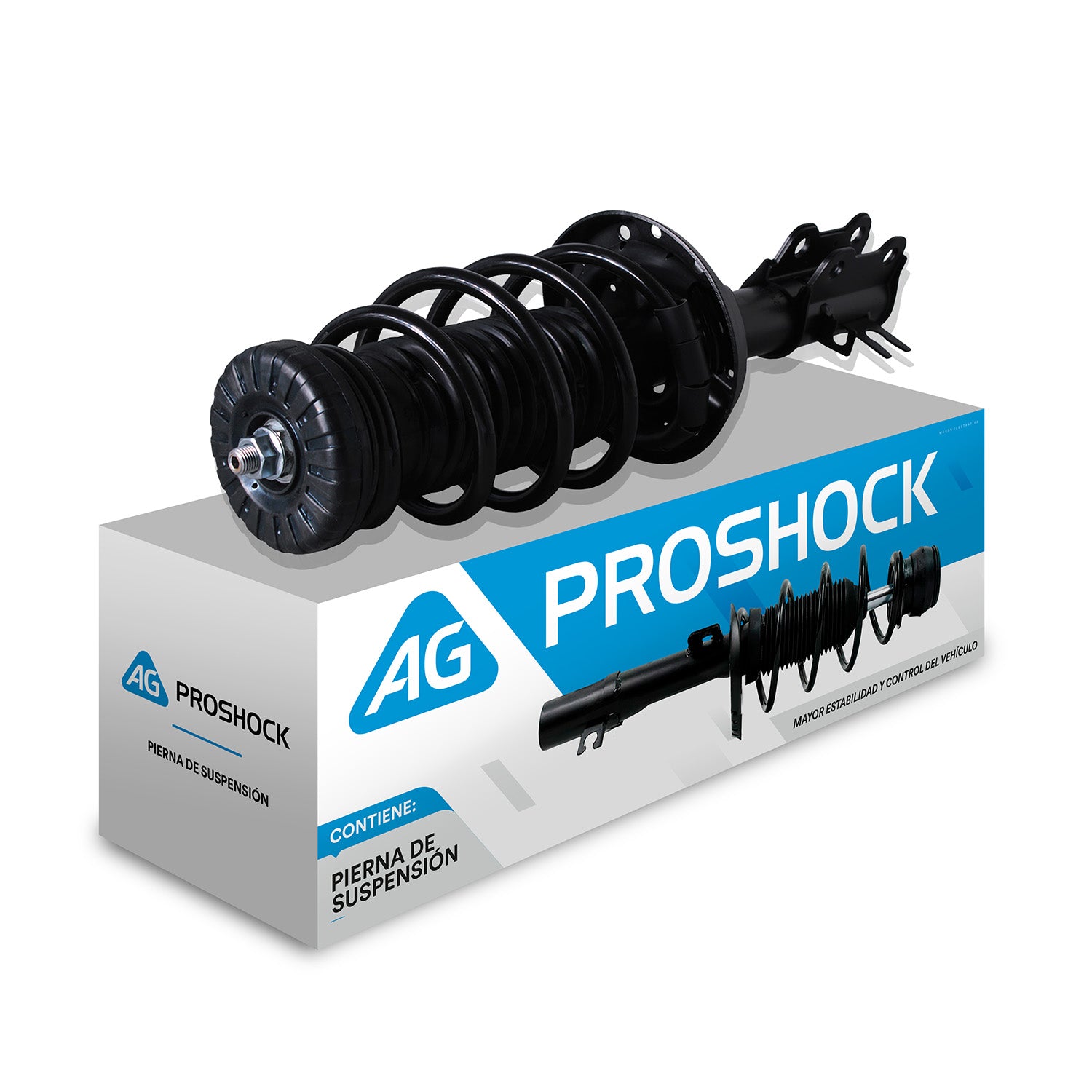 Pierna de suspensión AG Proshock Chevrolet Sonic (Excepto RS) 2012-2018 Delantera Izquierda