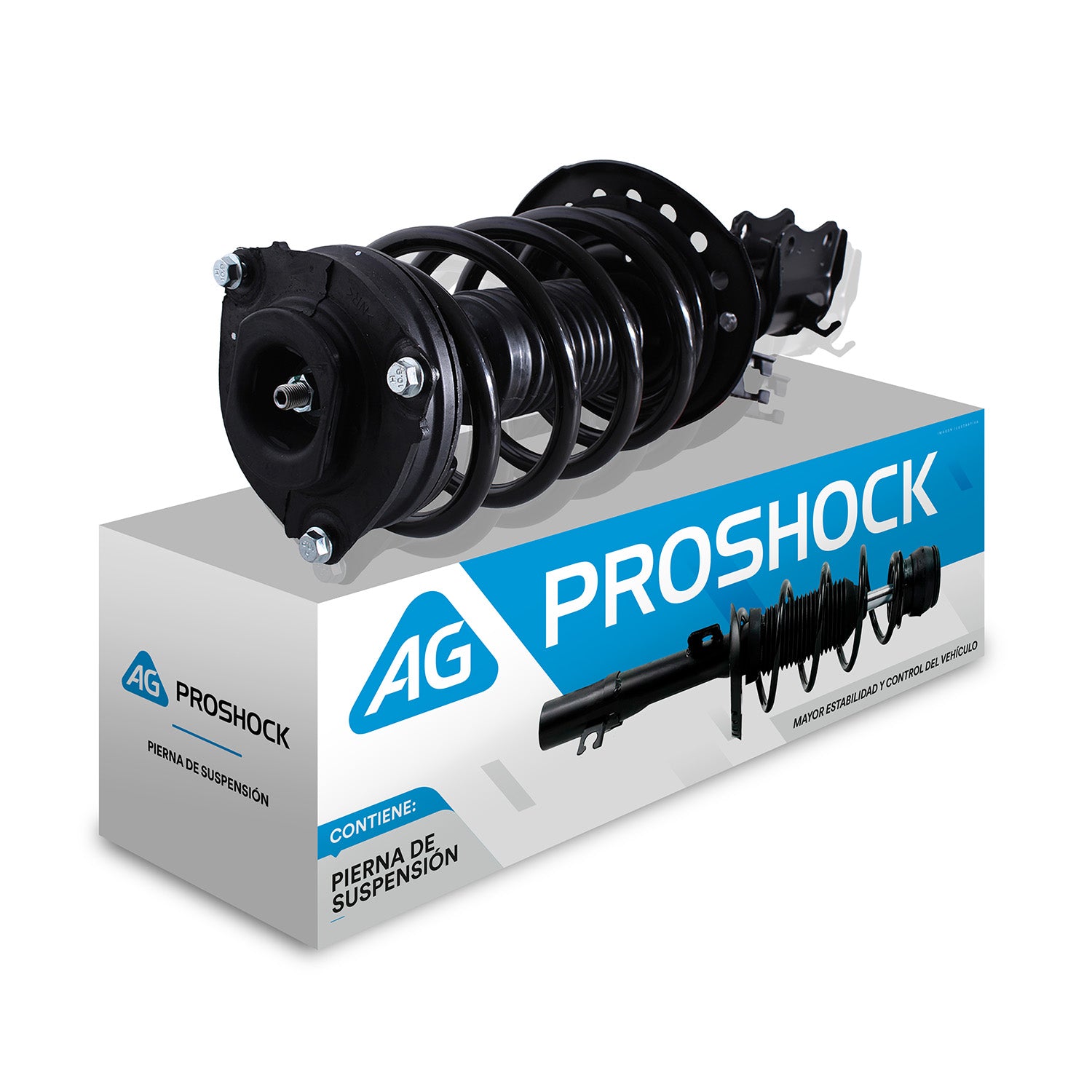 Pierna de suspensión AG Proshock Nissan Sentra (B17) 2013-2019 Delantera Izquierda