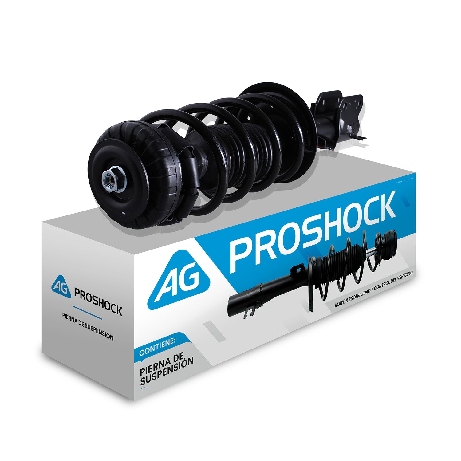 Pierna de suspensión AG Proshock Chevrolet Beat (Incluye Beat Activ) 2018-2021 Delantera Derecha