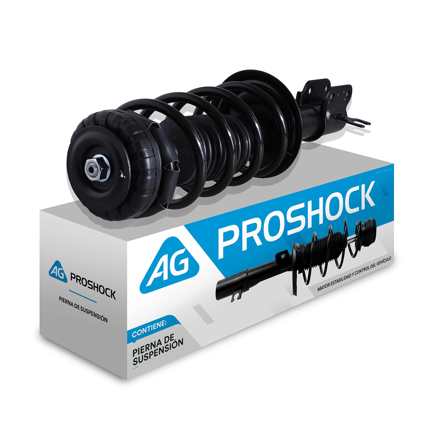 Pierna de suspensión AG Proshock Chevrolet Beat (Incluye Beat Activ) 2018-2021 Delantera Izquierda